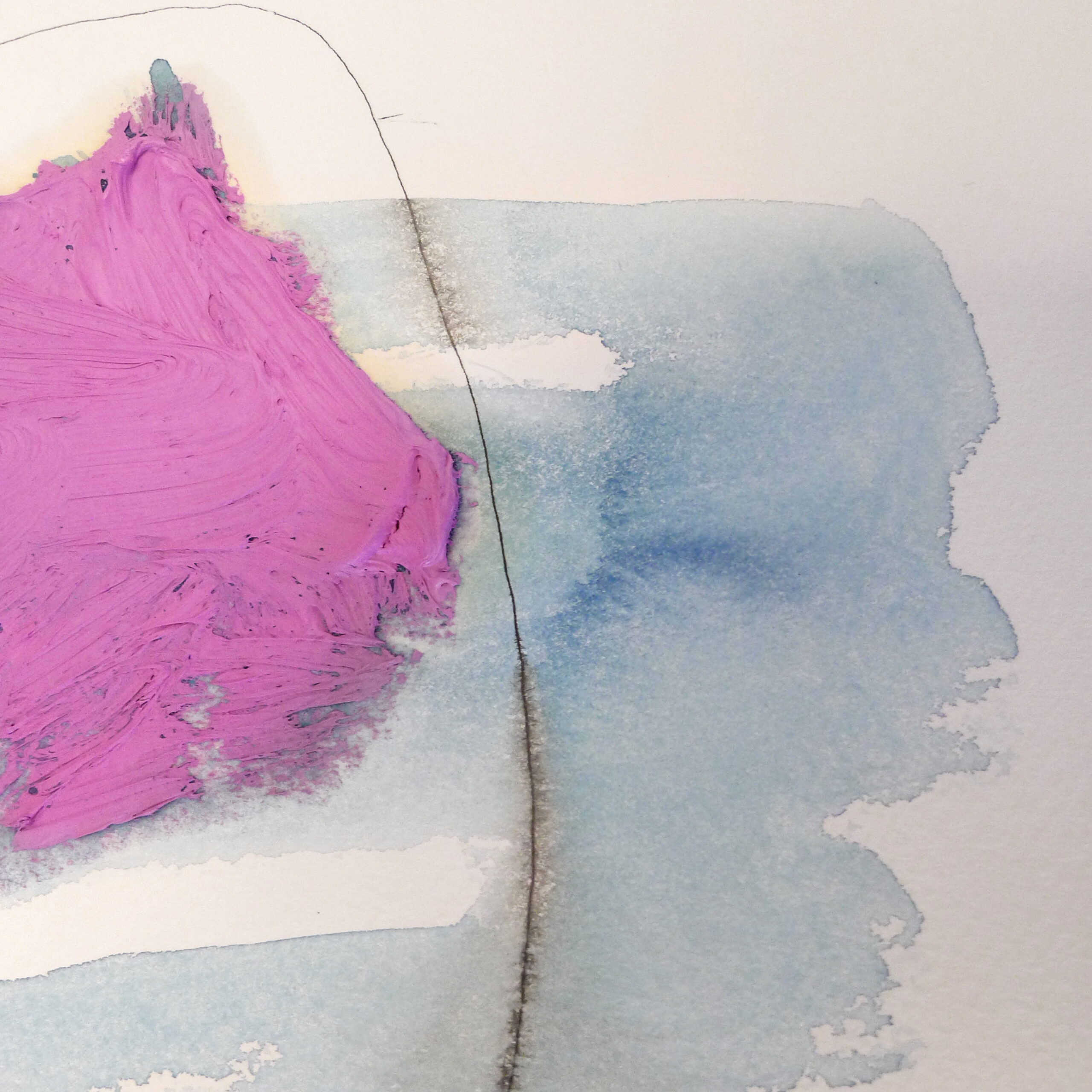oil on water #6 (detail)